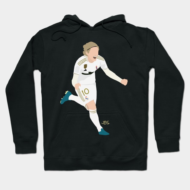 Luka Modric Real Madrid Hoodie by jbsgrafico